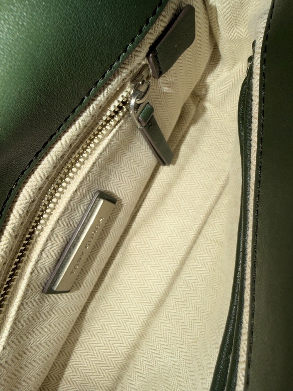 TORY BURCH SMALL KIRA CHEVRON SHOULDER BAG - Picture 7 of 9